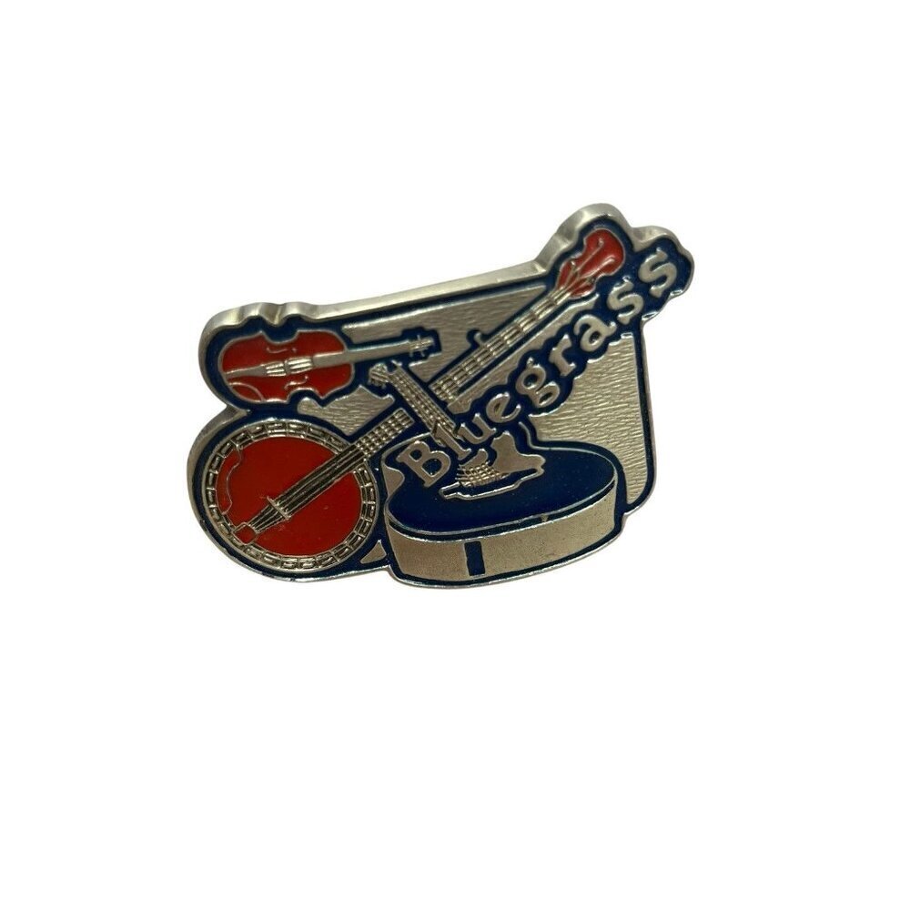 Bluegrass Music Belt Buckle Metal Unisex Belt Buckle Collectible 1980s Vintage